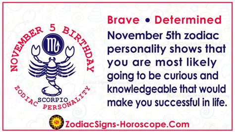 5 november sterrenbeeld|5 November Birthday: Personality, Zodiac, Love, Career, And Health